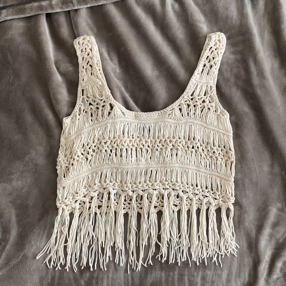 🐚Forever 21 Crochet Tank🐚 - Picture 2 of 2